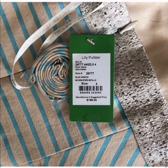 Lilly Pulitzer Strapless Mini Dress in Blue and White - Picture 7 of 7